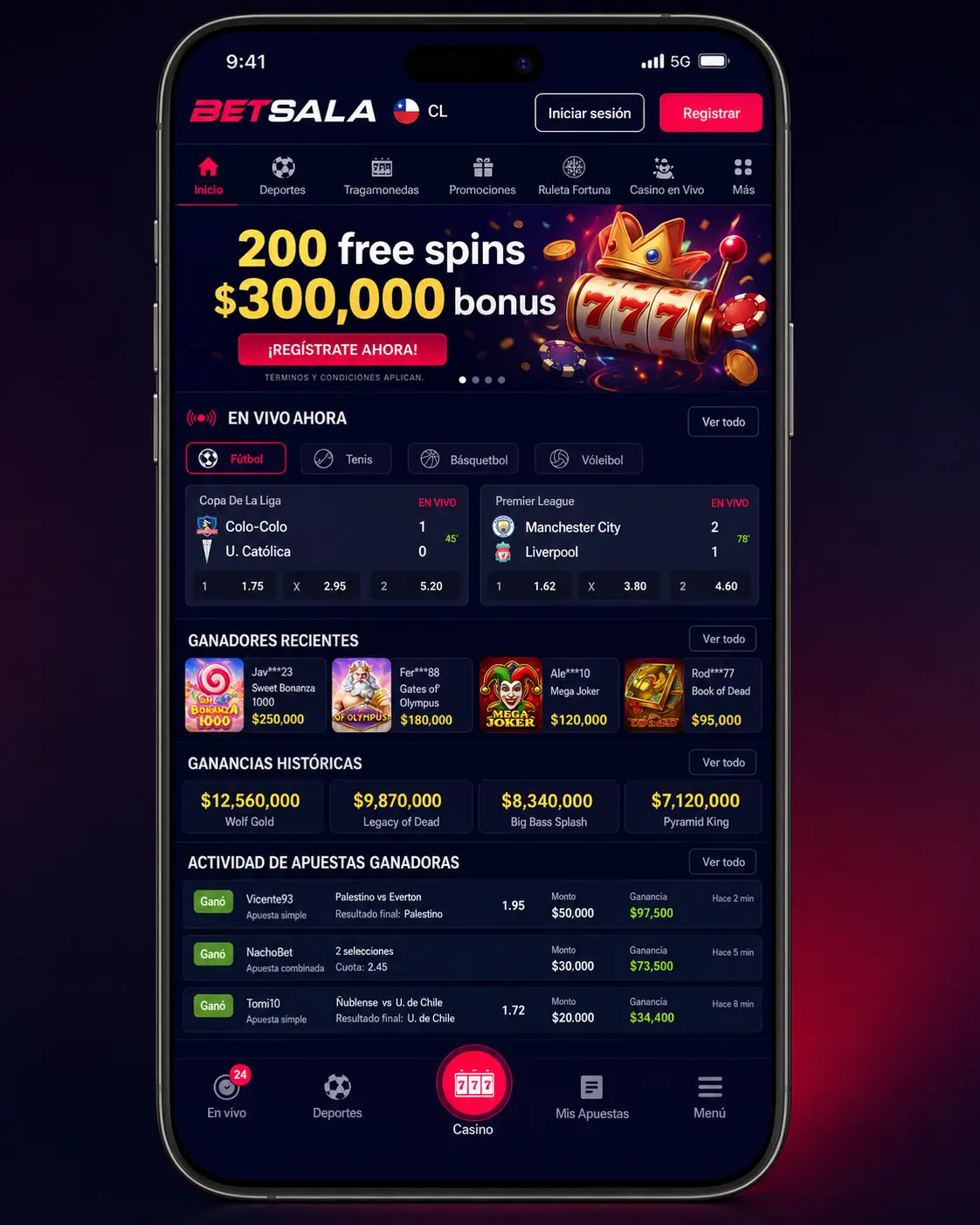 Descargar app Betsala